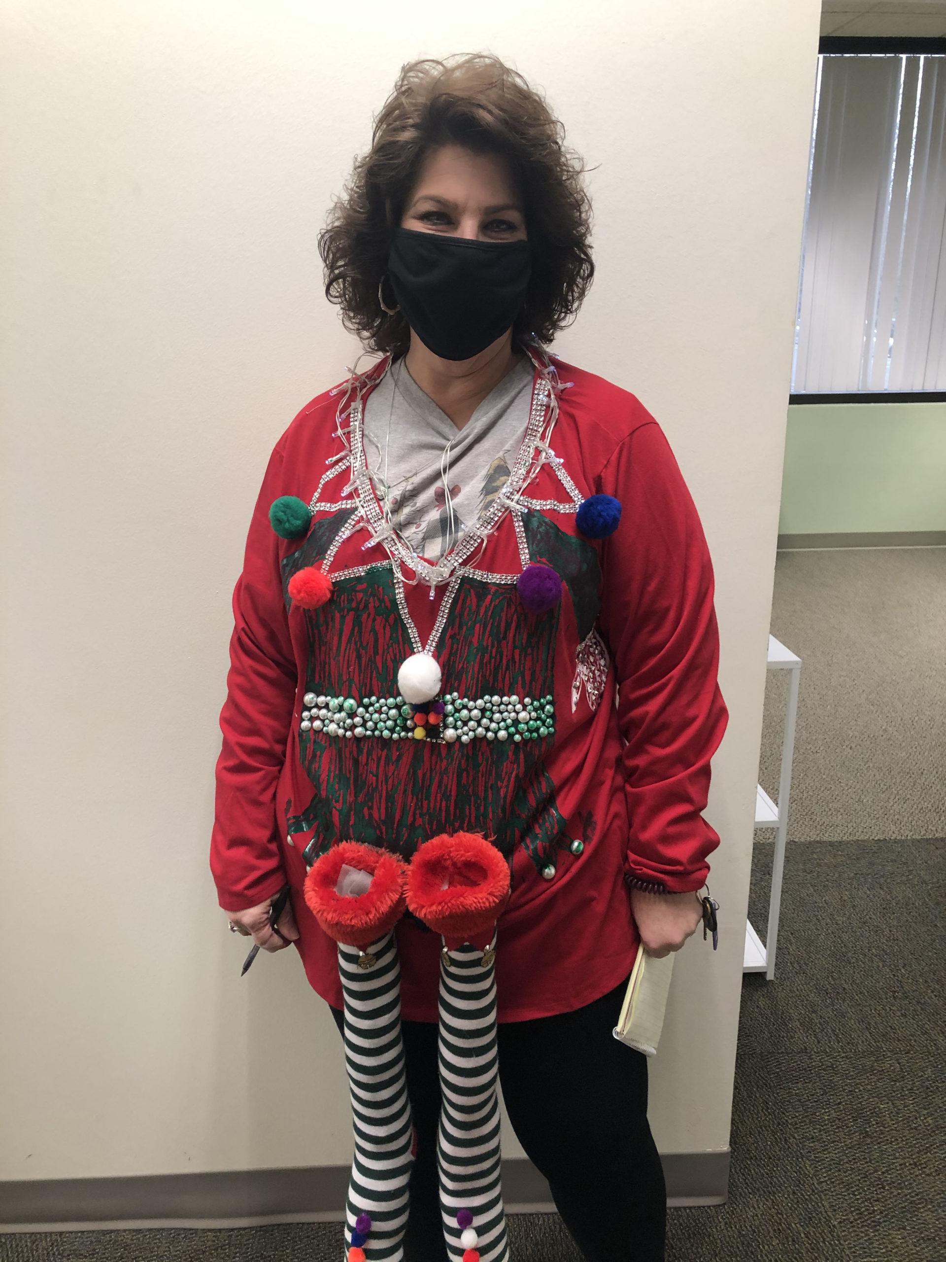 ugly christmas sweater contest