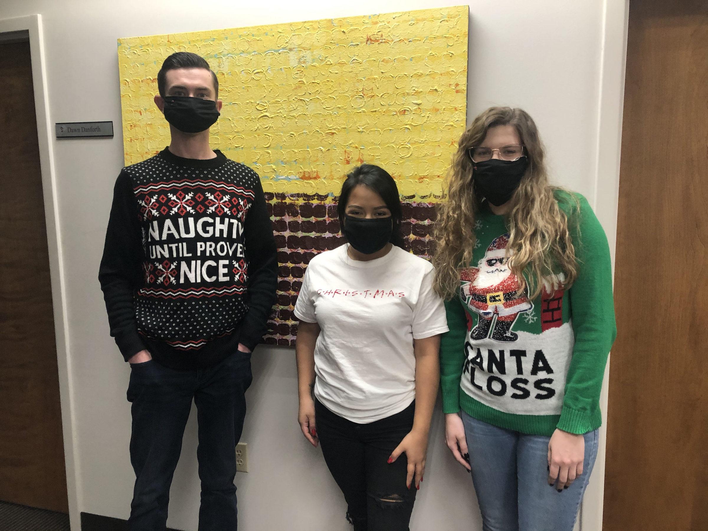 ugly christmas sweater contest