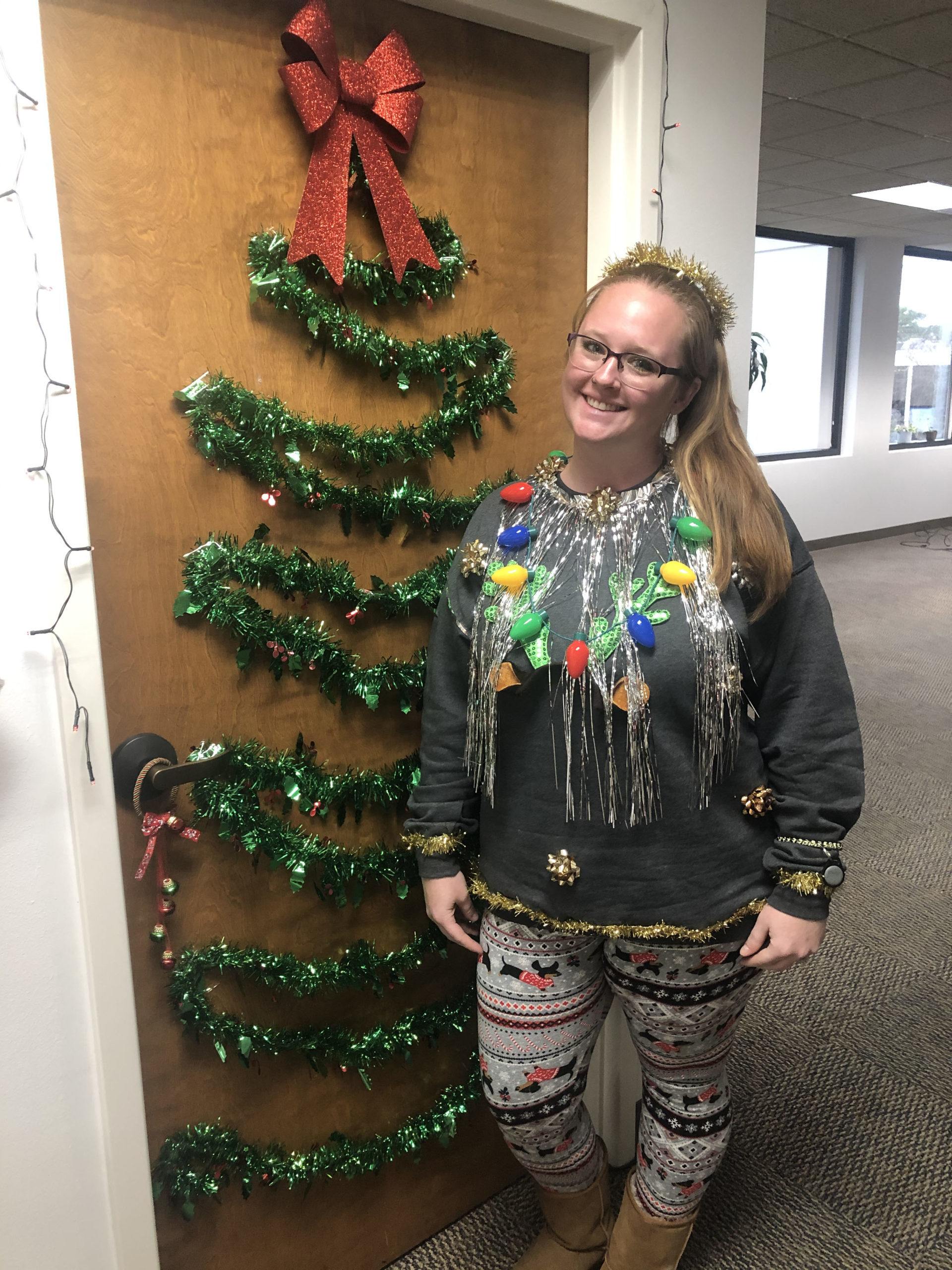 ugly christmas sweater contest
