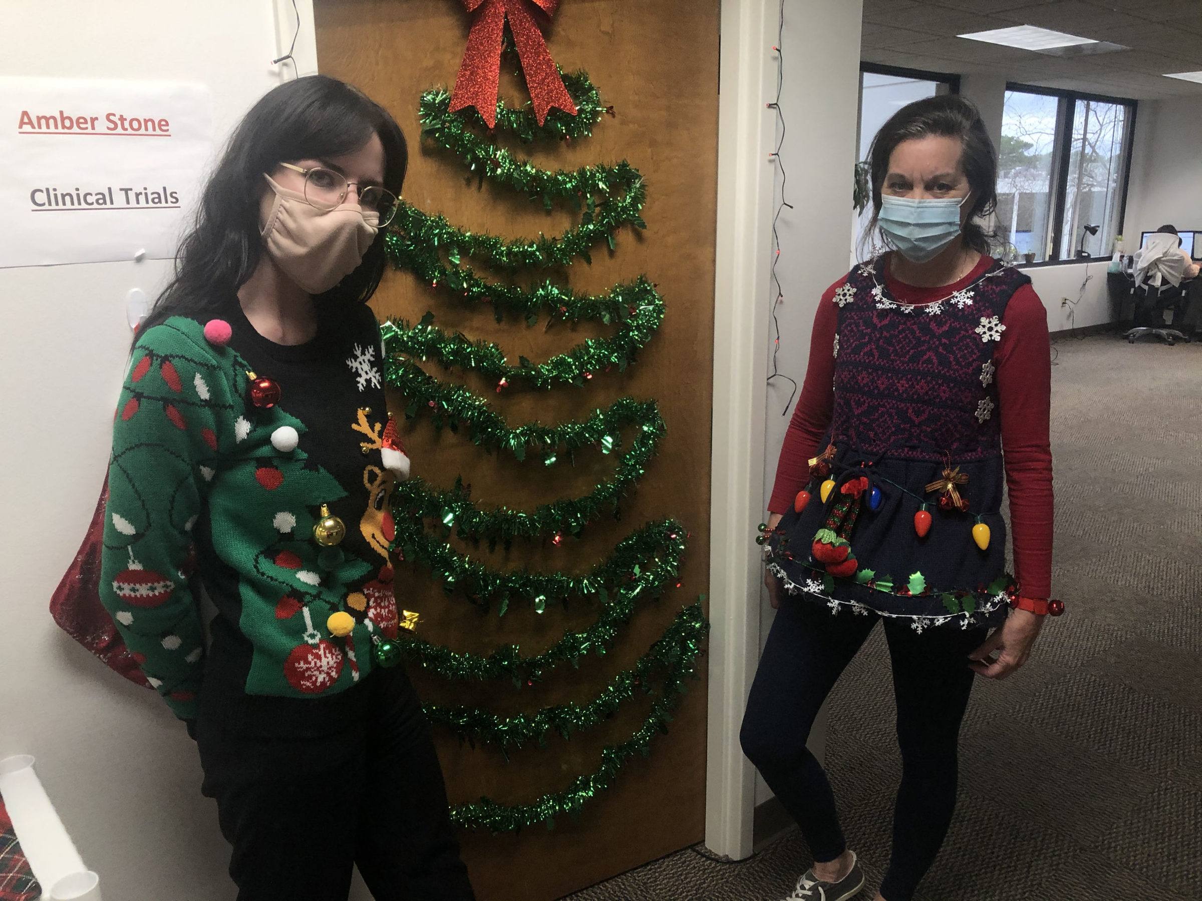 ugly christmas sweater contest