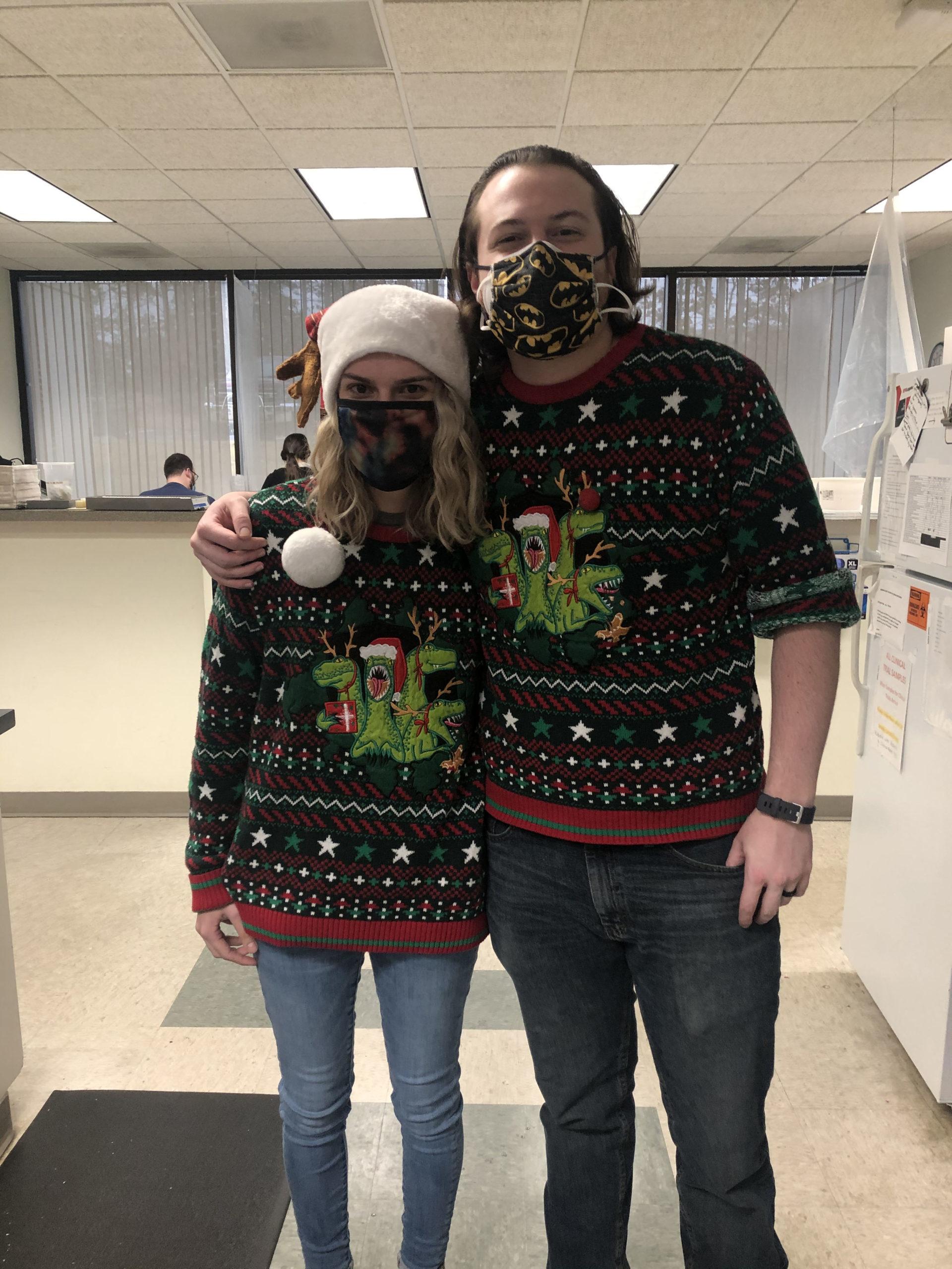 ugly christmas sweater contest