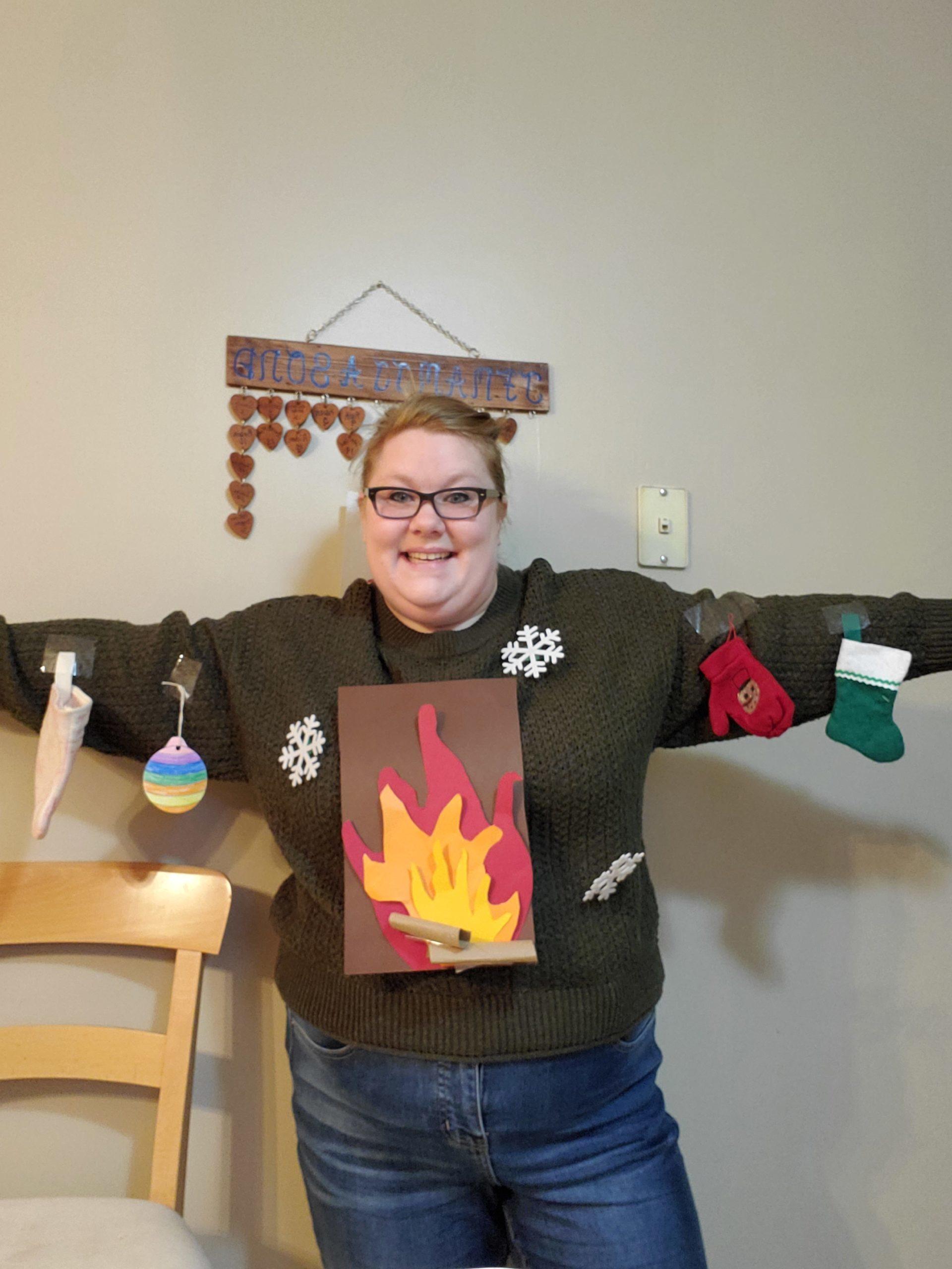 ugly christmas sweater contest