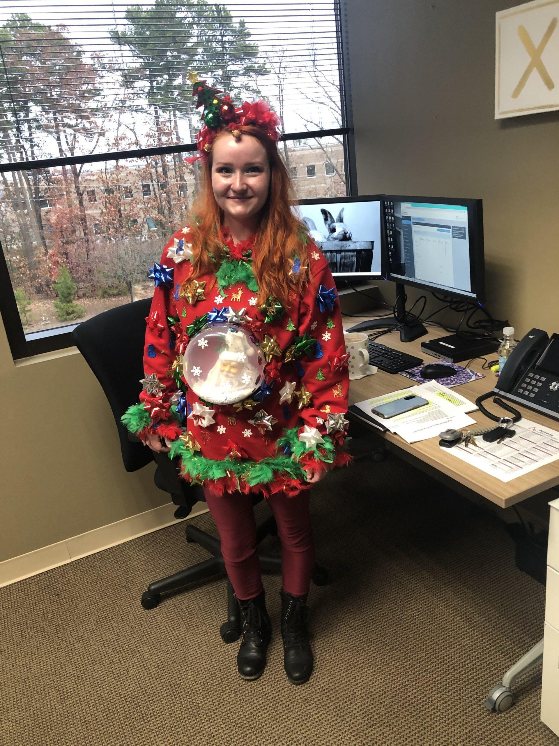 ugly christmas sweater contest