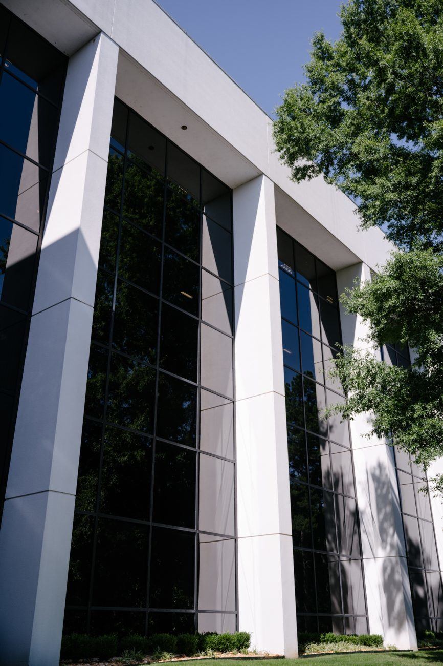 outside image of Arkana Laboratories building