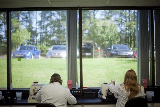 nostalgic photo of lab team in the beginning of arkana laboratories