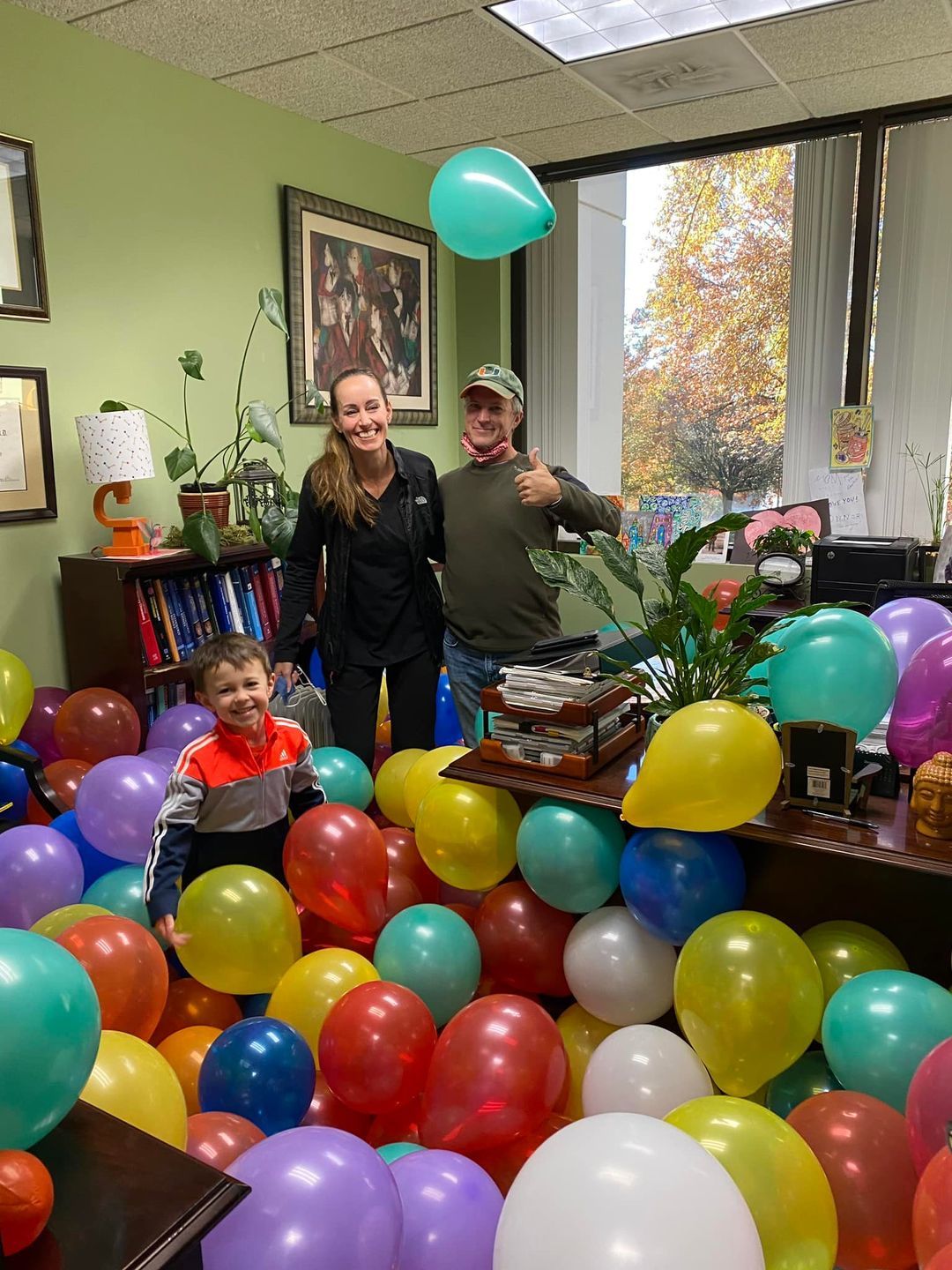 balloons everywhere