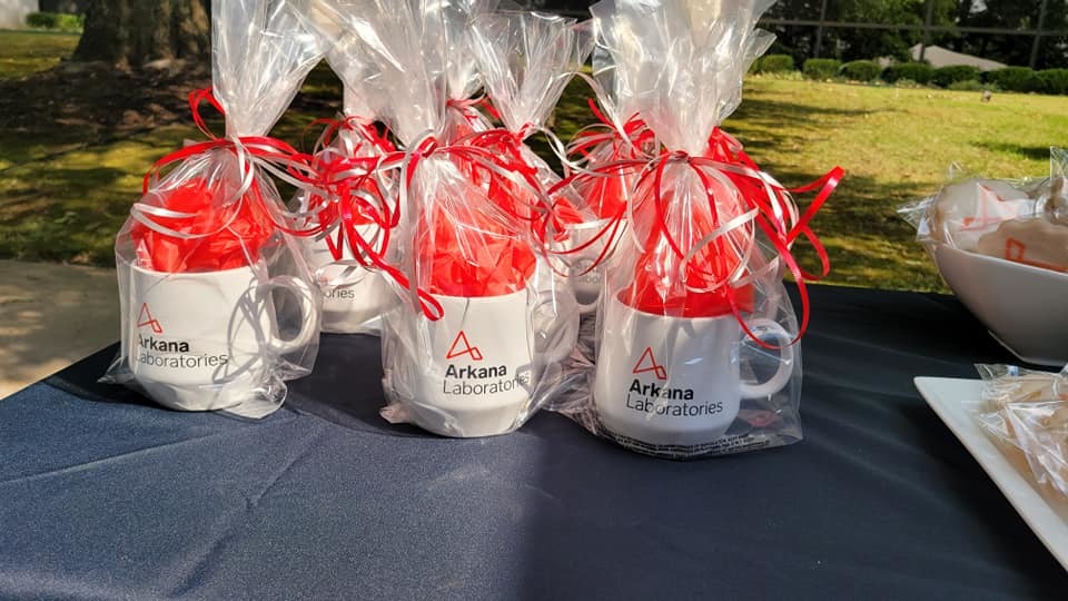 arkana cups given to AEDC