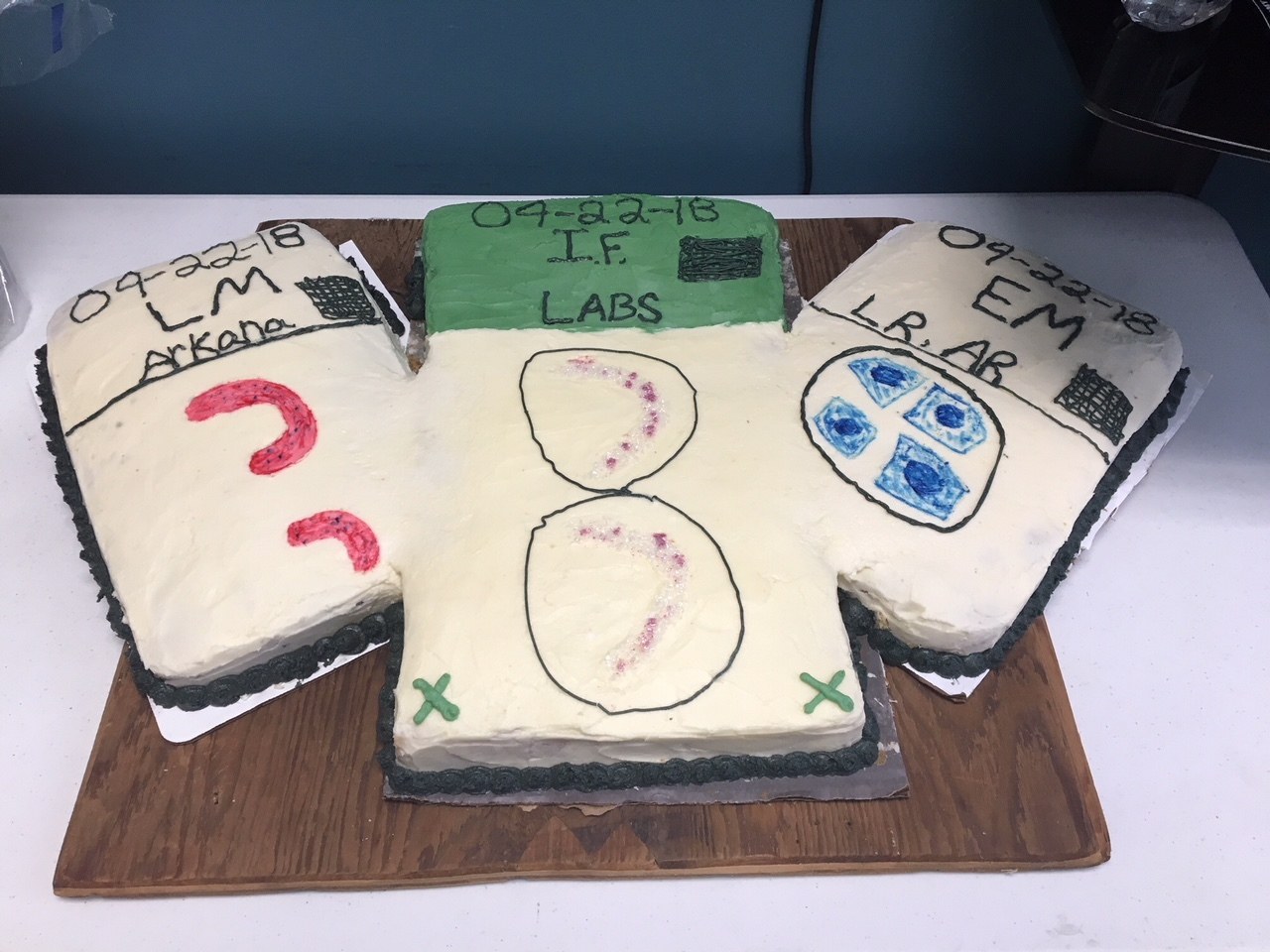 Lab Week cakes made by Amber