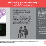 KDIGO Connections: Secondary IgA Nephropathy