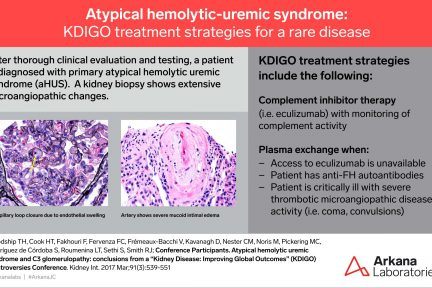 atypical hemolytic-uremic syndrome, arkana laboratories, renal pathology