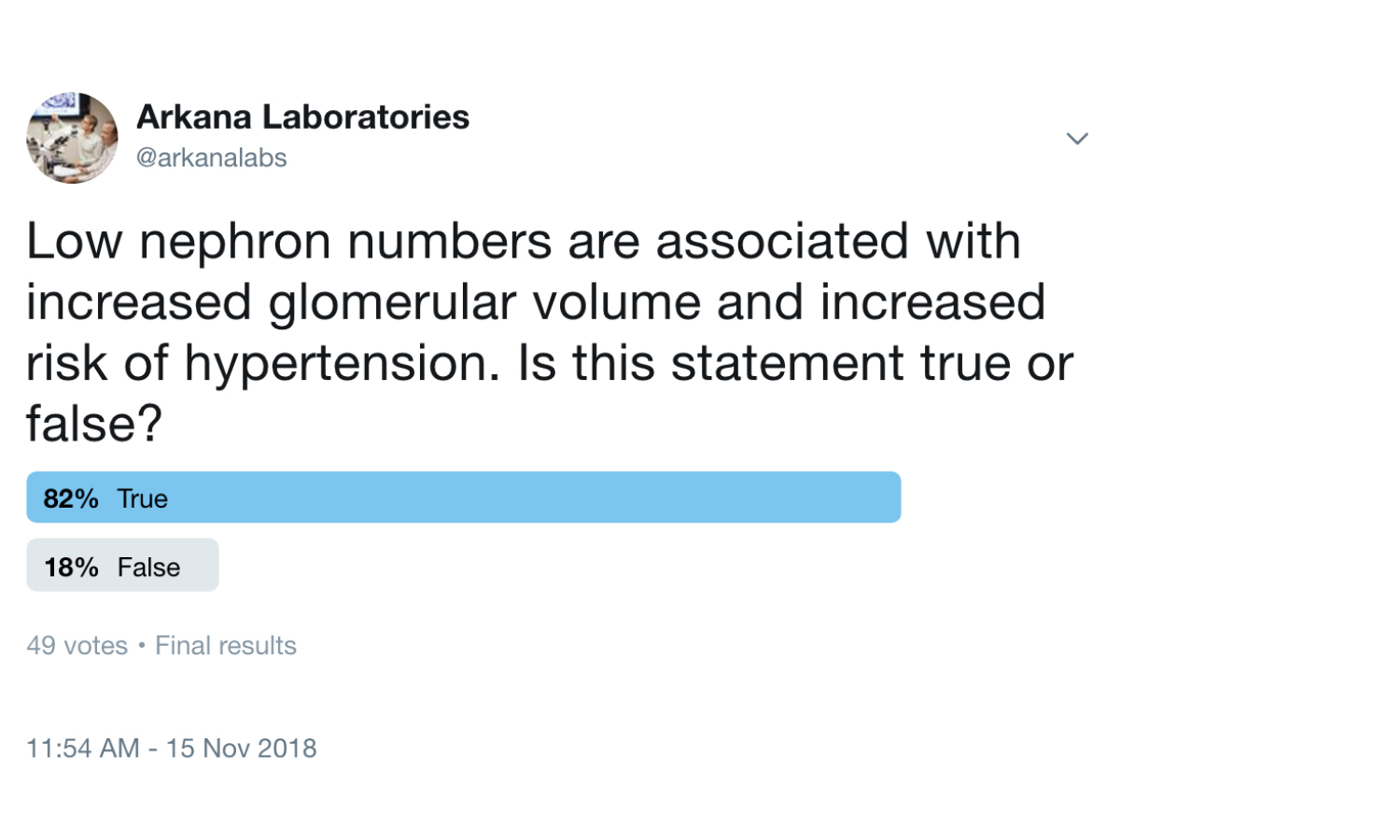 Number of Nephrons in kindey biopsy