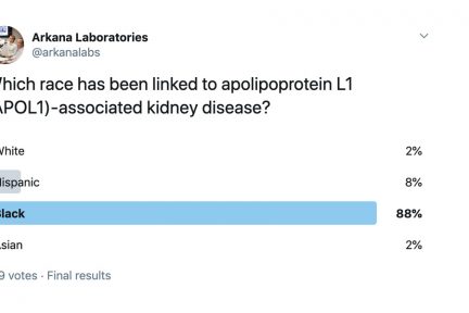 APOL1 Risk Variants, Twitter Poll, renal disease, arkana laboratories