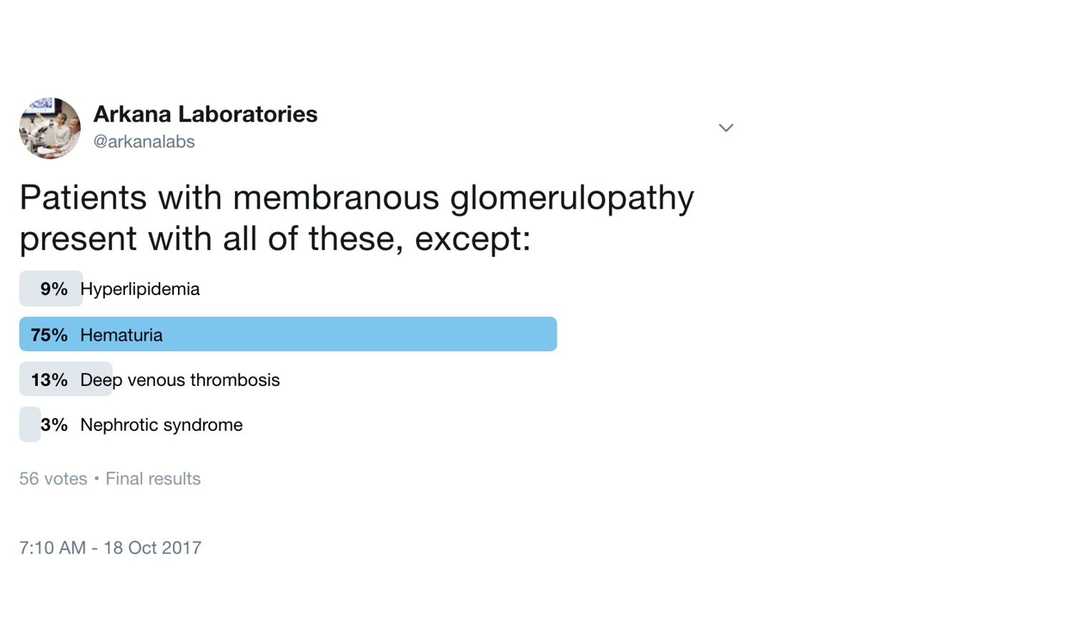 Hematuria