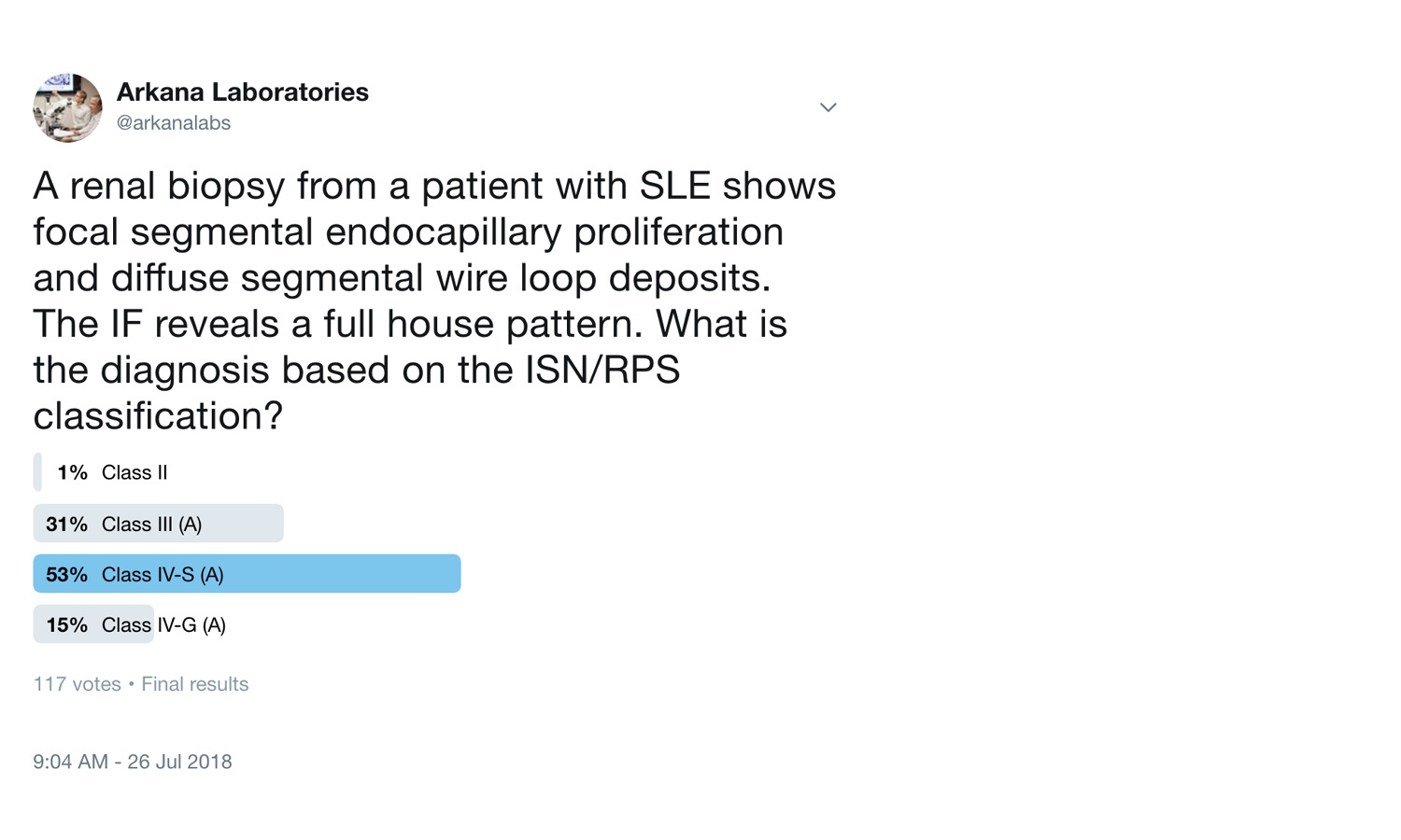 Class IV Lupus Nephritis